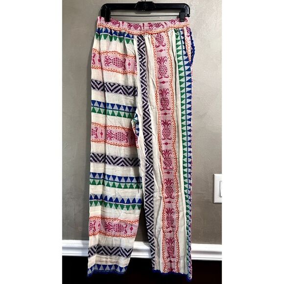 FARM Rio Multicolor Patterned Straight Leg Pants - Picture 7 of 13